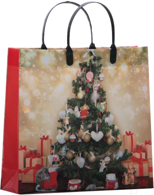 Изображение товара Пакет подарочный ТИКО-Пластик Елка в золоте / н00186738