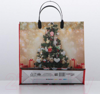 Изображение товара Пакет подарочный ТИКО-Пластик Елка в золоте / н00186738