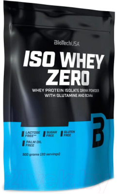 Протеин BioTechUSA Iso Whey Zero (500г, белый шоколад)