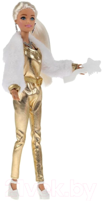 Кукла с аксессуарами Карапуз София в золотом комбинезоне / 66001-BF8-S-BB