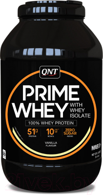 Протеин QNT Prime Whey (2кг, бельгийский шоколад брауни)