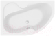 Ванна акриловая Bonito Home Arizona 170x105 L / BH-AR-102-170L/St (с ножками Standart) - 