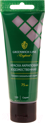 Акриловая краска Greenwich Line AP_24150 (75мл, серый)