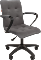 Кресло офисное Chairman 030 (ткань T-55 серый/пластик) - 