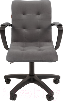 Кресло офисное Chairman 030 (ткань T-55 серый/пластик)