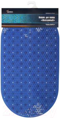 Коврик на присосках Вилина Массажный 6807 (39x69, синий)