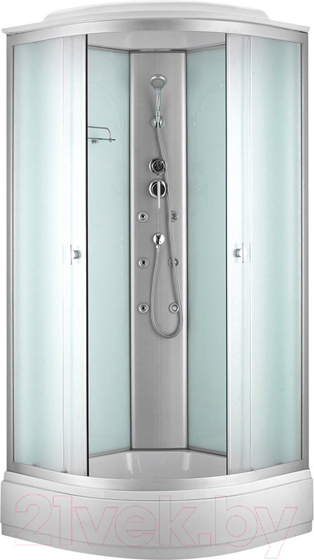 Душевая кабина Niagara NG-3302-14G 100x100x215 (матовое стекло)