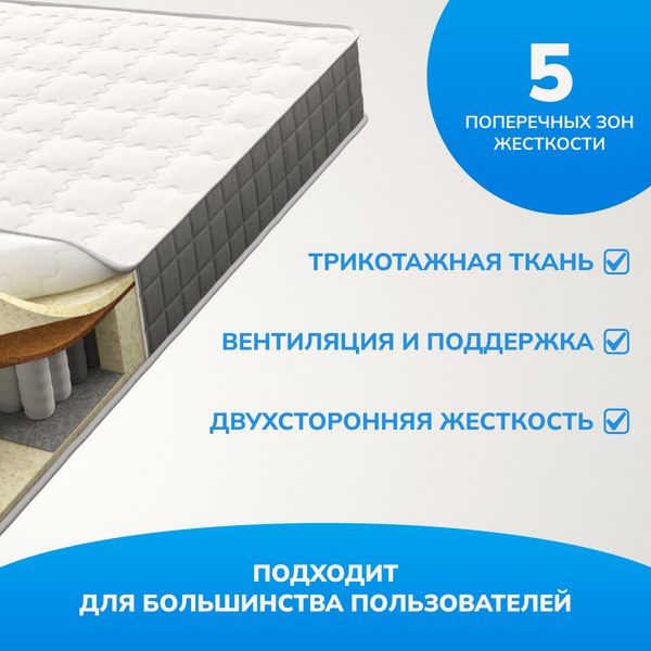 Купить Матрас Mio Tesoro Orta 130x190 в Минске