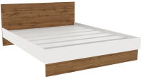 Двуспальная кровать Doma Modul 160x200 (белый/дуб крафт) - 