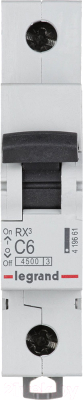 Выключатель автоматический Legrand RX3 1P C 6А 4.5кА / 419661