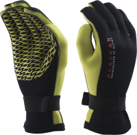 Перчатки для охоты и рыбалки Alaskan ADGBYM (M, черный/желтый) - 
