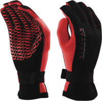 Перчатки для охоты и рыбалки Alaskan ADGBRM (M, черный/красный) - 
