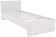 Односпальная кровать Doma Liga 80x200 (белый) - 