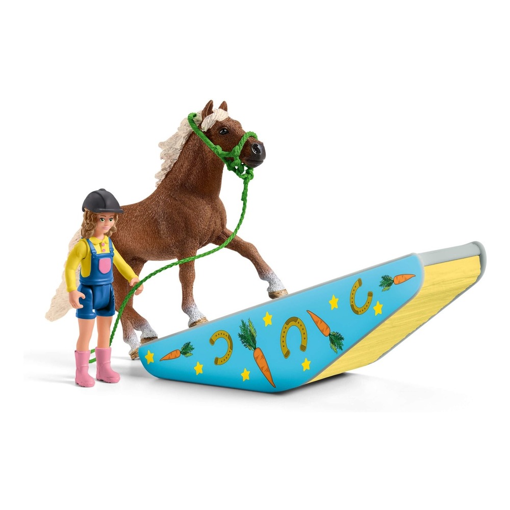 Игровой набор Schleich Спортивная тренировка для пони / 42481 — фото 4