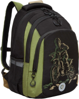 Школьный рюкзак Grizzly RB-352-1 (хаки) - 