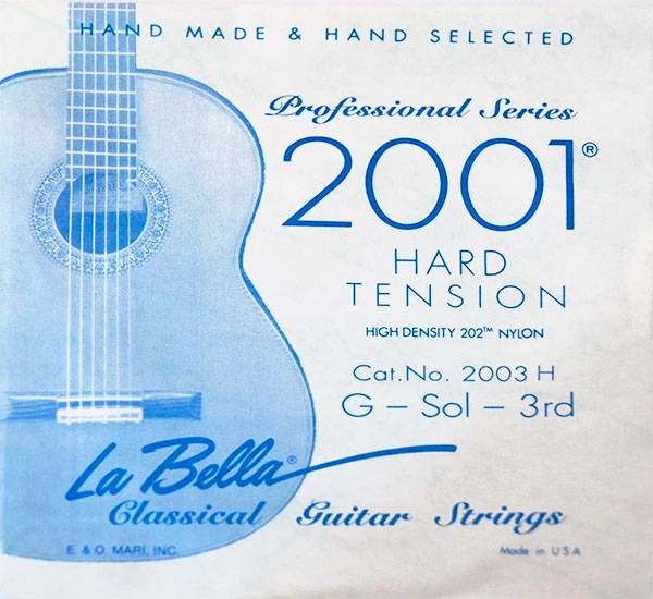 Струна для классической гитары La Bella 2003H