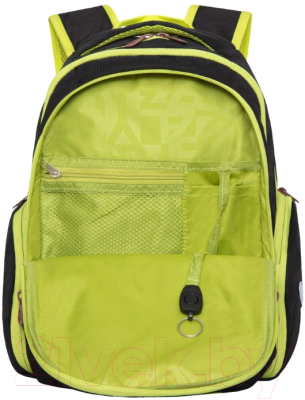 Школьный рюкзак Grizzly RG-368-3 (черный)