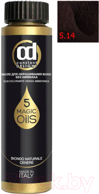 Масло для окрашивания волос Constant Delight Olio-Colorante без аммиака 5М (50мл, светло-коричневый мокко)