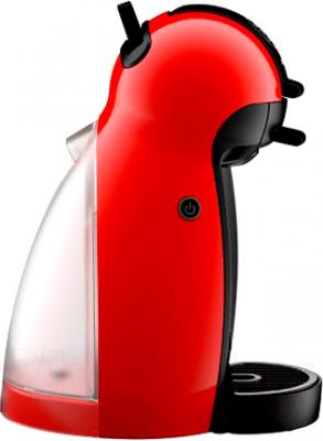 Капсульная кофеварка Krups Piccolo Red KP100610 - вид сбоку