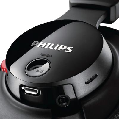 Беспроводные наушники Philips SHB7000/10 - элементы управления и подключения