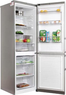 Холодильник с морозильником LG GA-B439ZAQZ - в открытом виде