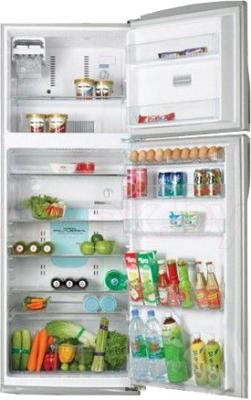 Холодильник с морозильником Toshiba GR-R59FTR(SX) - в открытом виде