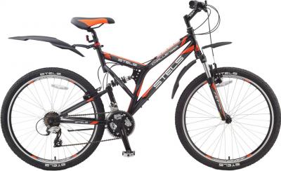 Велосипед STELS Challenger (Black-Orange) - общий вид