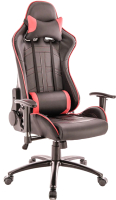 Кресло офисное Everprof Lotus S10 PU (черный/красный) - 