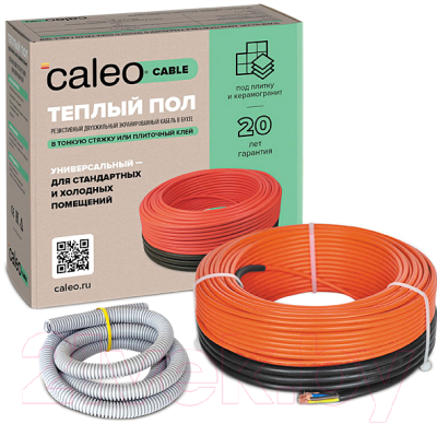 Теплый пол электрический Caleo Cable 18W-40