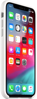 Чехол-накладка Apple Case for iPhone XS White / MRW82