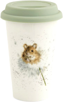 

Стакан для горячих напитков Royal Worcester, Wrendale Designs To Go. Мышь / WNOH78753-XW