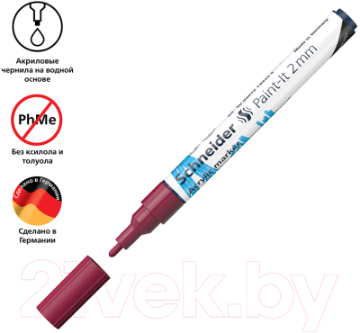 Изображение товара Маркер художественный Schneider Paint-It 310 / 120161 (бордовый)