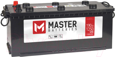 Автомобильный аккумулятор Master Batteries R+ (190 А/ч)