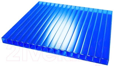 Сотовый поликарбонат TitanPlast T 2100x6000x6 0.77кг/м2