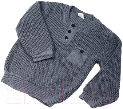 Джемпер детский Amarobaby Knit / AB-OD21-KNIT26/11-128 (серый, р.128)