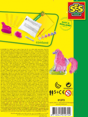 Набор для творчества SES Creative Из гипса Лошадь с гривой / 01272