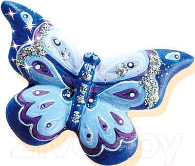 Набор для творчества SES Creative Из гипса Блестящие бабочки / 01131