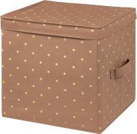 Коробка для хранения Elan Gallery Шоколадный горошек / 490321 - 