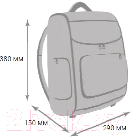 Школьный рюкзак Sun Eight SE-2874 (темно-синий)