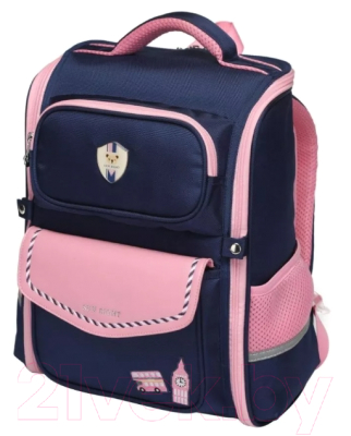 Школьный рюкзак Sun Eight SE-2874 (темно-синий/розовый)