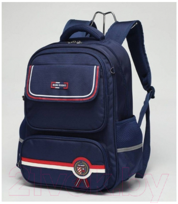 Школьный рюкзак Sun Eight SE-2877 (темно-синий/красный)