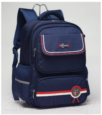 Школьный рюкзак Sun Eight SE-2877 (темно-синий/красный)