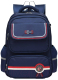 Школьный рюкзак Sun Eight SE-2877 (темно-синий/красный) - 