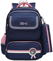 Школьный рюкзак Sun Eight SE-2877 (темно-синий/розовый) - 