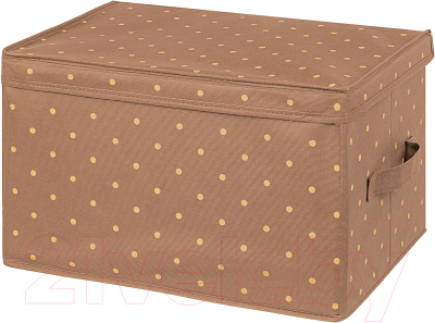 Коробка для хранения Elan Gallery Шоколадный горошек / 490319
