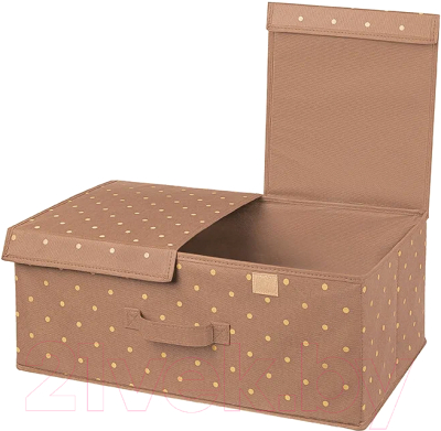 Коробка для хранения Elan Gallery Шоколадный горошек / 490325