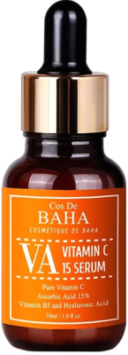 Сыворотка для лица Cos de Baha Vitamin C Осветляющая (30мл)
