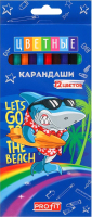 

Набор цветных карандашей PROFIT, Shark Surf / КЦ-1490