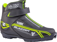 Ботинки для беговых лыж TREK Blazzer Comfort 1 NNN (черный/лайм, р-р 40) - 