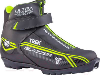 Ботинки для беговых лыж TREK Blazzer Comfort 1 NNN (черный/лайм, р-р 40)